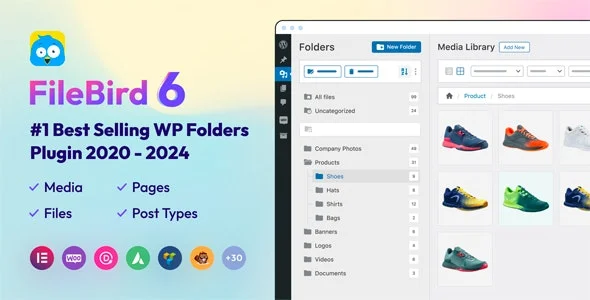 FileBird Pro 6.3.3 Nulled – WordPress Media Library Folders